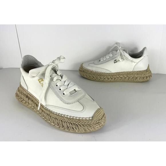 Christian Louboutin Shoes - Christian Louboutin Women’s Espasneak Espadrille Sneakers White EU 37 US 7